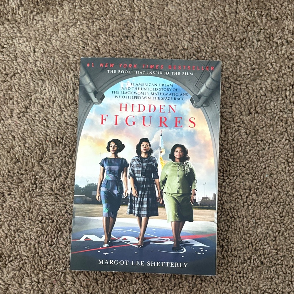 Hidden Figures Paperback Book – Blue & Green Cover